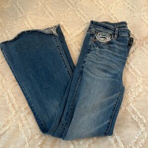 AE Super High-rise Flare Jeans
